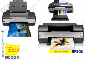 Máy in Epson 1400 gắn mực nước