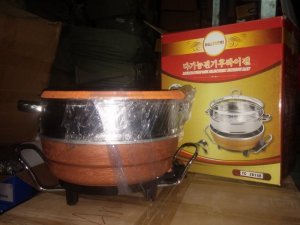 Chảo ĐIện Đa Năng Holtashi TC-2015 Có Lồng Hấp