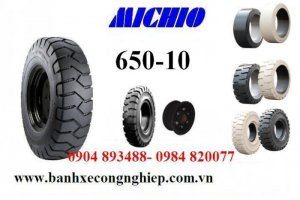 Lốp xe nâng Michio Thái Lan 650-10