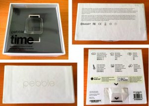 Đồng hồ Smart Watch Pebble Time, màu xám, nguyên hộp