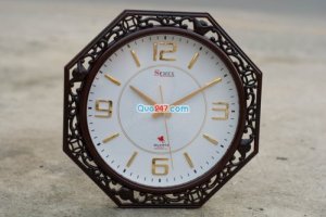 Đồng hồ treo tường in logo công ty làm quà tặng khách hàng