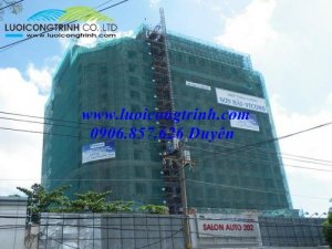 Lưới bao che xung quanh công trình xây dựng