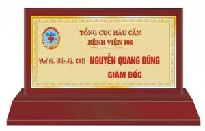 Sản xuất biển tên bằng đồng,đa dạng mẫu mã, bền đẹp.