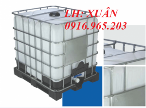 Thùng nhựa IBC 1000 lít mới