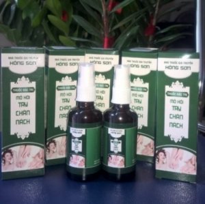 Dầu massage hỗ trợ trị mồ hôi chân , tay, nách