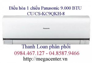 Giá gốc tại kho điều hòa 1 chiều Panasonic 9.000 BTU CU/CS-KC9QKH-8 điện máy Thành Đô