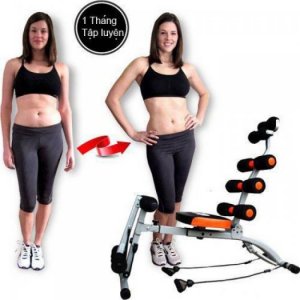Máy Tập Cơ Bụng Tổng Hợp Six Pack Care Cnt 8627 (Đen Bạc)