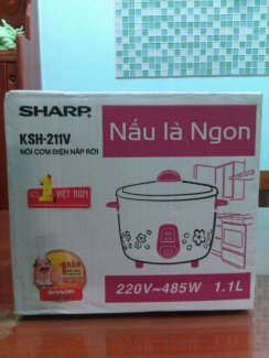 Nồi cơm điện Sharp KSH-211V 1.1 lít