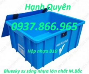Bluesky VIỆT NAM chuyên sản xuất thùng nhựa b10 đủ màu sắc giá tốt