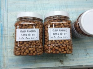 Đậu phộng rang muối ớt tỏi thơm ngon,thích hợp làm mồi nhậu
