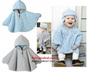 Áo choàng nỉ 2 mặt