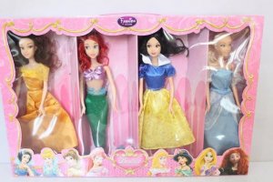 Combo mô hình búp bê các công chúa Disney
