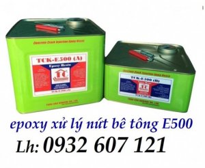 Epoxy E500, keo xử lý nứt bê tông TCK E500, TCK 1400