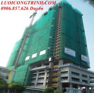 Lưới nhựa bao che chắn bụi công trình giá sỉ