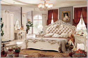 giường gỗ cổ điển giá rẻ
