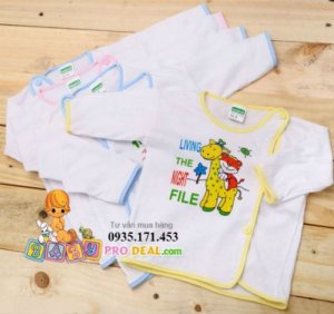 Set 5 bộ đồ sơ sinh dài