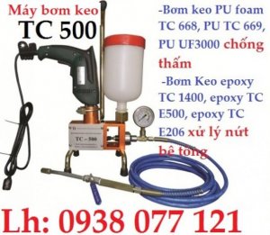 Bán Máy bơm keo, máy bơm keo chống thấm, máy bơm keo PU EPOXY giá rẻ