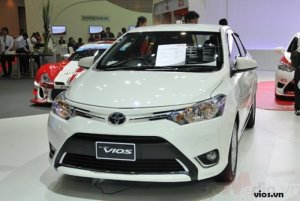 Xe Toyota Vios mới 100% màu trắng tại Đại lý Toyota 100% vốn Nhật - Toyota An Thành Fukushima