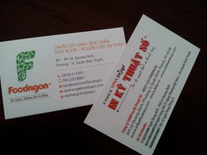 Card visit được in ấn bởi In Kỹ Thuật Số