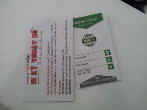 In card visit đẹp, độc cho Hachi House - shop mỹ phẩm online tại TPHCM