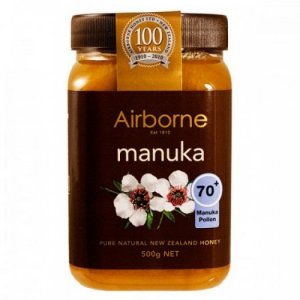 Mật ong New Zealand - Airborne Manuka 70+ 500g