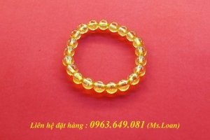 Biểu tượng của Thành Công và Tài Chính! Chuỗi đeo tay Vàng ngọc Topaz - 8ly