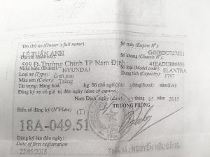 Bán ô tô huyndai elantra màu trắng sản xuất 2013 nhập khẩu Hàn quôc