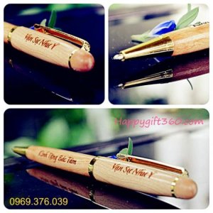 Bút gỗ khắc tên, Bút gỗ khắc chữ
