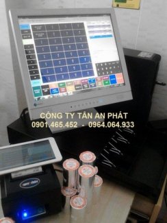 Máy bán hàng cảm ứng cho nhà hàng tại Vĩnh Long An Giang Đồng Tháp