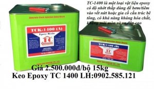 Keo Epoxy xử lý nứt bê tông TCK E500