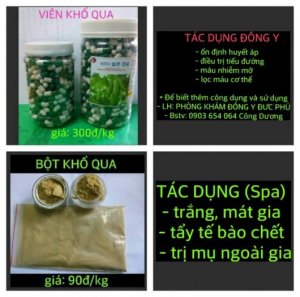 Cung cấp - khổ qua xay bột (mịn)- ( mướp đắng)