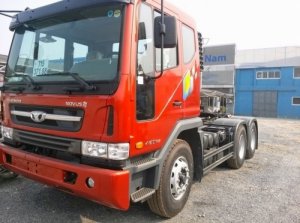 Đại lý bán xe tải đầu kéo Daewoo340-420PS V3TEF 2015