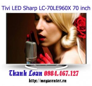 Phát hiện chiếc Tivi 3D Sharp 70 inch giá cực rẻ, Smart TV Sharp 80LE960X 80 inch