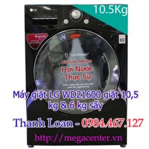 Giá máy giặt LG WD-21600 giặt 10,5 kg & 6 kg  phân phối tại kho điện máy Thành Đô ực sốc