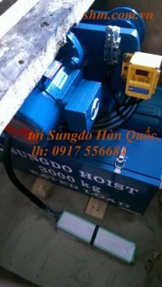 Pa lăng cáp điện sungdo hàn quốc 1 tấn, 2 tấn, 3 tấn, 5 tấn, 7.5 tấn, 10 tấn... 30 tấn giá tốt nhất