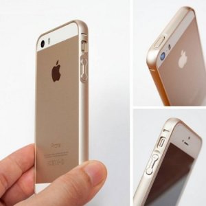 Viền Nhôm Bo Chỉ Vàng IP6 Cho IP4.4s.5.5s