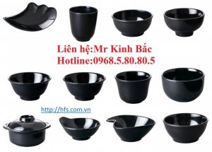 Bát đĩa khách sạn nhà hàng, bát đĩa nhựa phíp cho nhà hàng nhật hàn