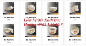 Bát đĩa khách sạn nhà hàng, bát đĩa nhựa phíp cho nhà hàng nhật hàn
