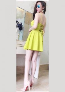 Đầm xòe đan dây chéo lưng
Chất liệu: tuyết mưa - Màu sắc: xanh, vành bơ, đen
Kiểu dáng: xòe - Form đẹp như hình
Price: 230k