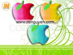 Gối tựa lưng hình trái táo