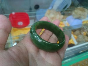 Vòng ngọc bích canada ni tay 53mm