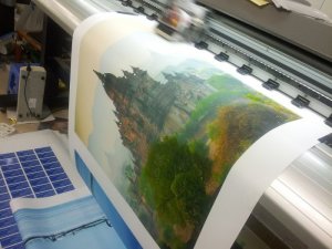 In tranh canvas mực nước khổ lớn | In tranh trang trí hình ảnh phong cảnh đẹp các nước từ dịch vụ in kỹ thuật số nhanh có hàng ngay trong ngày tại In Kỹ Thuật Số