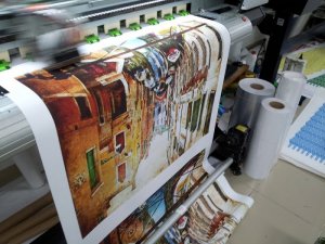 In canvas giá rẻ | In tranh canvas mực nước trên máy khổ 1.8m, in số lượng lớn cho đại lý tranh treo tường phòng khách | Đặt in nhanh tại In Kỹ Thuật Số khi gửi email đặt in về innhanh@inkythuatso.com
