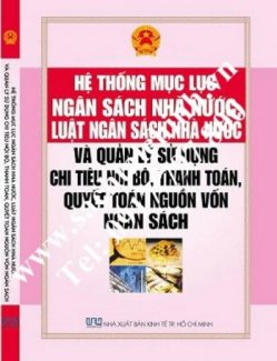 Sách Hệ thống mục lục ngân sách nhà nước năm 2016