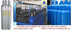 Nạp khí, đổi khí công nghiệp oxy, nito, argon, CO2, Acetylen TP HCM