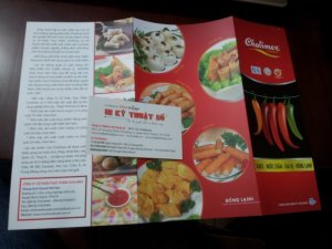 In brochure cho Cholimex - In Kỹ Thuật Số nhận in brochure số lượng lớn cho các công ty, doanh nghiệp, chuỗi thương hiệu với giá ưu đãi, liên hệ innhanh@inkythuatso.com để nhận báo giá in brochure số lượng lớn