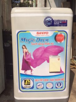 Máy giặt SANYO 6kg. Bao vận chuyển lắp đặt.