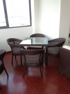 Bàn ghế nhà mây