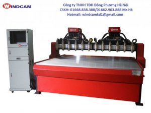 Cung cấp máy CNC chế biến gỗ nhiều đầu đục đa năng, giá cực tốt