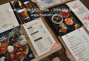 Thiết kế menu giá rẻ, thiết kế menu chuyên nghiệp, in ấn menu giá rẻ, menu sáng tạo